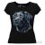 Fekete labrador kutyás női póló