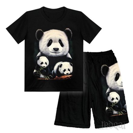 Panda Gyerek póló - rövidnadrág szett
