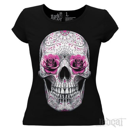 Skull et Roses - Koponyás női póló