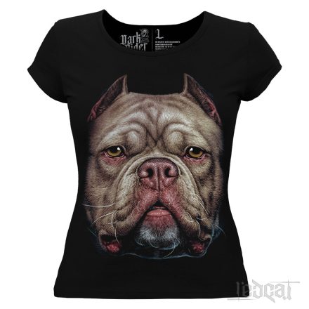 Amerikai Pitbull Terrier kutyás női póló