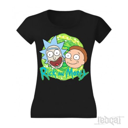 Rick & Morty Portal - Rick és Morty női póló