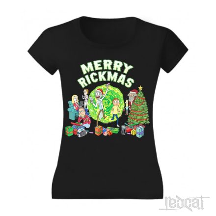 Rick & Morty Merry Rickmas - Rick és Morty női póló