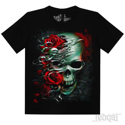 Skull and Roses - Koponyás póló