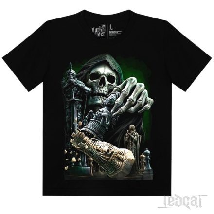 Chess Skull - sakk koponyás póló