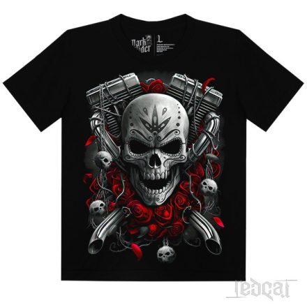Biker Skull - koponyás póló
