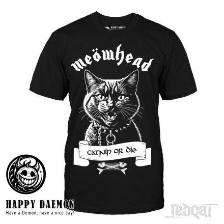 Happy Daemon - Meöwhead - Catnip or Die póló