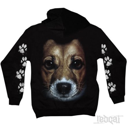 Jack Russell Terrier kutyás kapucnis pulóver