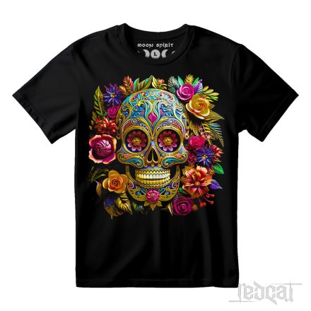 Sugar Skull - koponyás póló