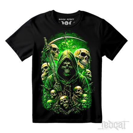 Green Reaper - koponyás póló