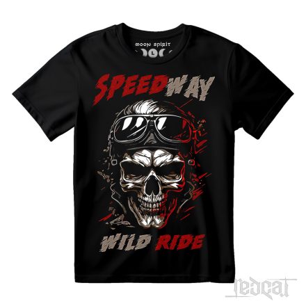 Speed way, wild ride - Koponyás póló