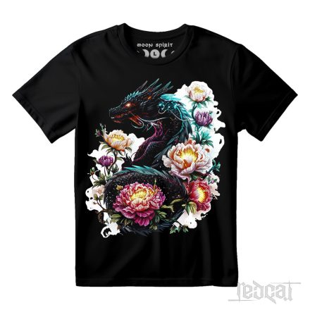 Dragons and flowers - sárkányos póló