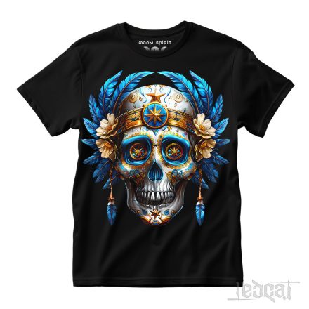 Skull & Flower - koponyás póló