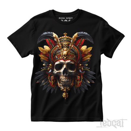 Gold Skull - indiános póló