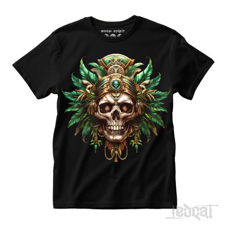 Green Skull - Indiános póló