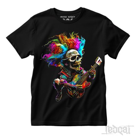 Zombie Guitarist - koponyás póló