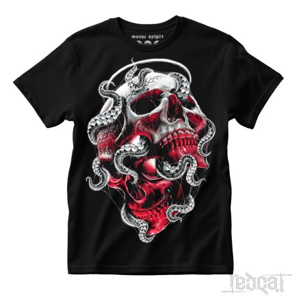 Octopus and Skull - koponyás póló