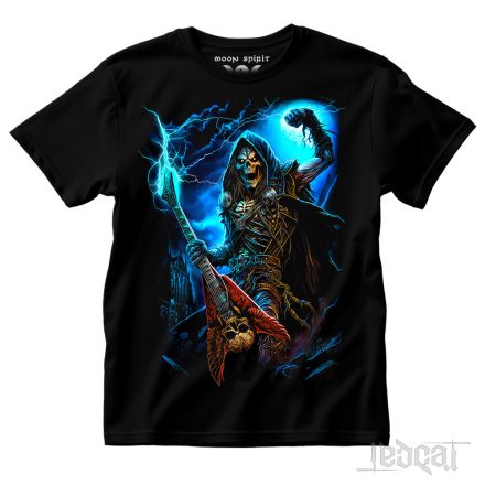 Rockin' Bones: Skeleton Guitar - koponyás póló