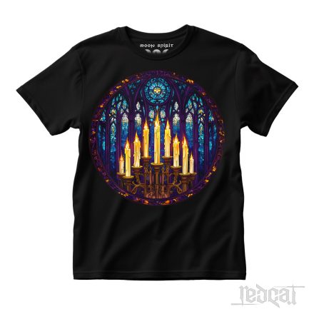 Ethereal Glow stained glass - fantasy póló