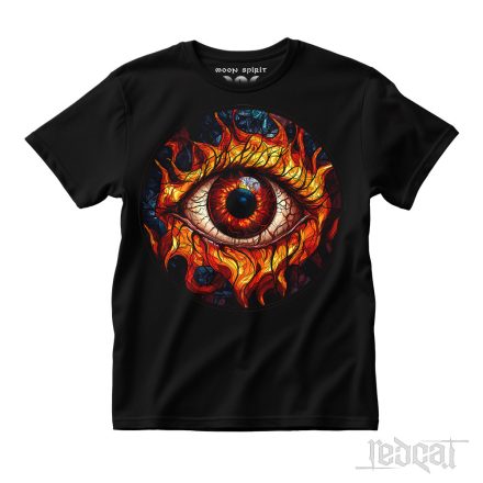 Inferno Eye stained glass - fantasy póló