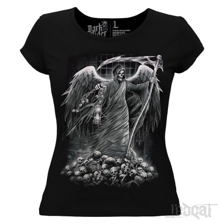 Grim Reaper & Skulls - Kaszás női póló