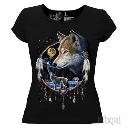 Wolves, Dreamcatcher - Farkasok és Álomfogó női póló