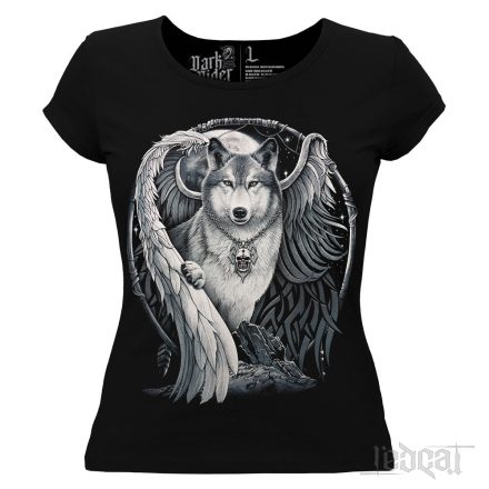 Winged Wolf - Álomcsapdás farkasos női póló