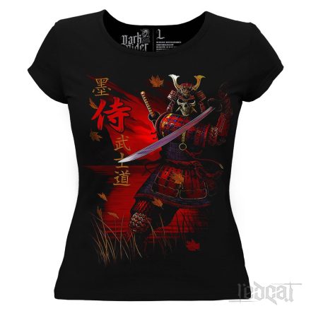 Samurai Skeleton Warrior - Koponyás női póló