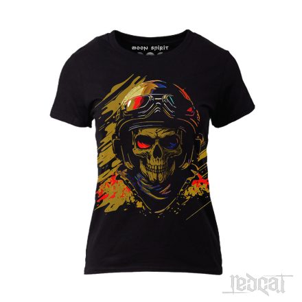 Helmet Skull - koponyás női póló
