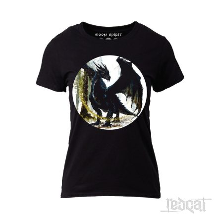 Dragon in circle - sárkányos női póló