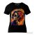 La Catrina Flaming Roses női póló