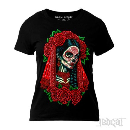 La Catrina in Red női póló