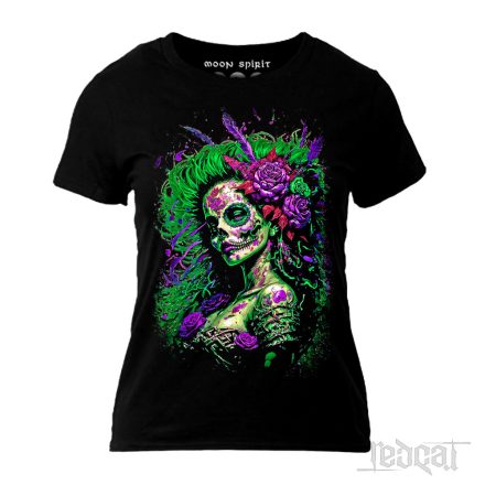 La Catrina in Green női póló